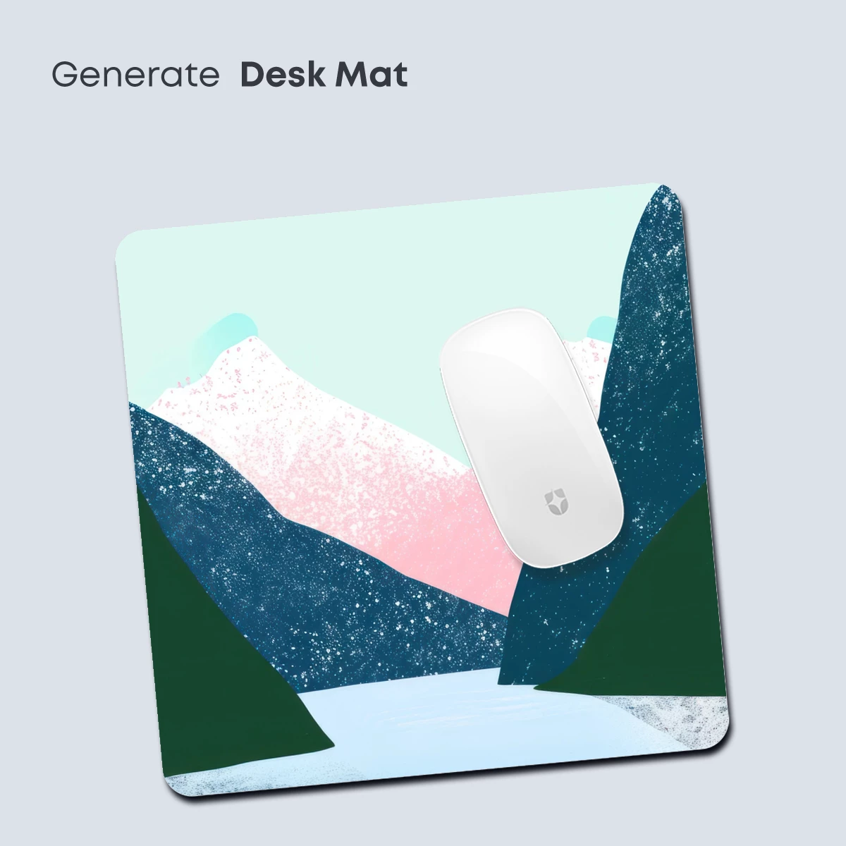 Abstract Alpine Serenity: Geometric Mountain Reflections - Image 4