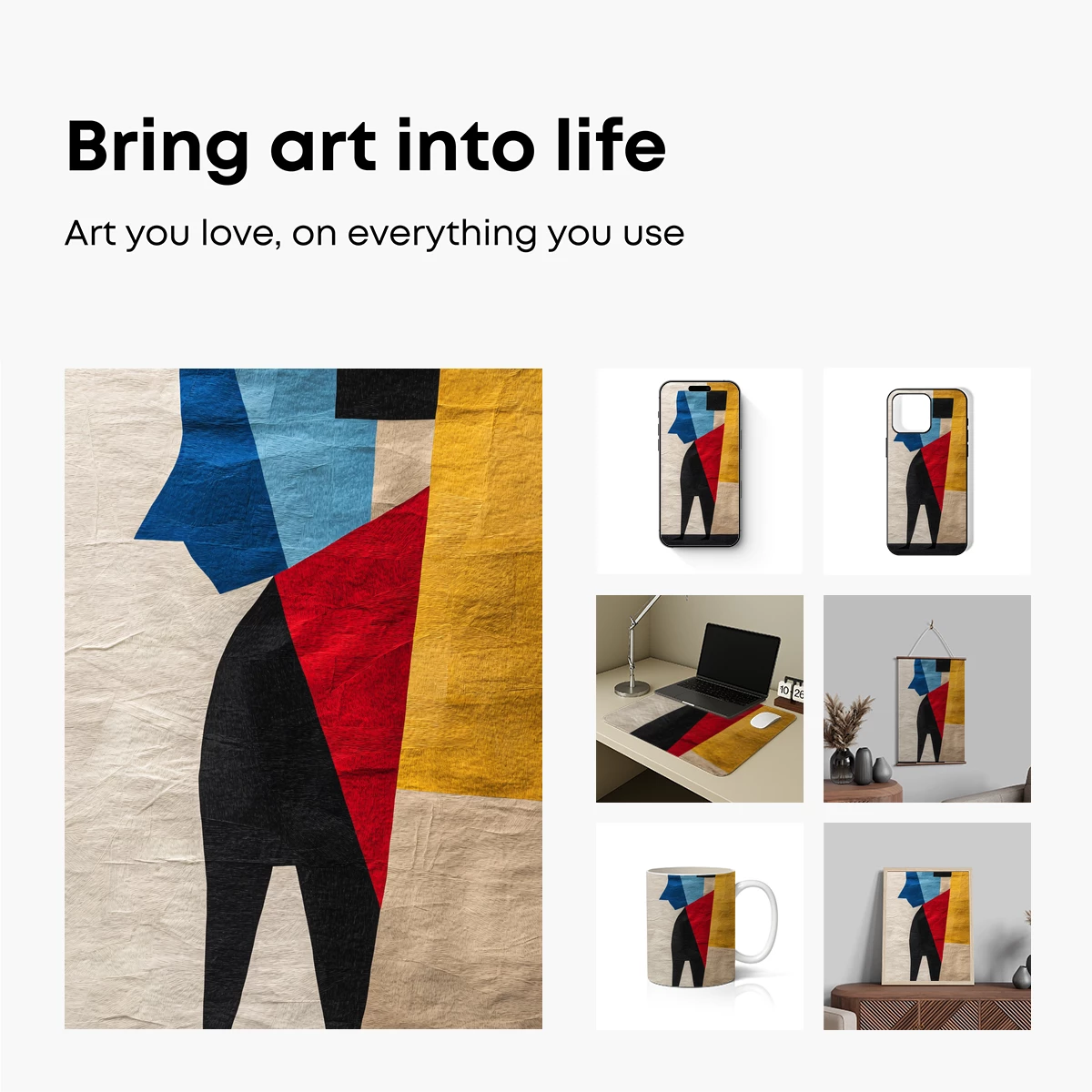 Abstract Figure in Geometric Harmony