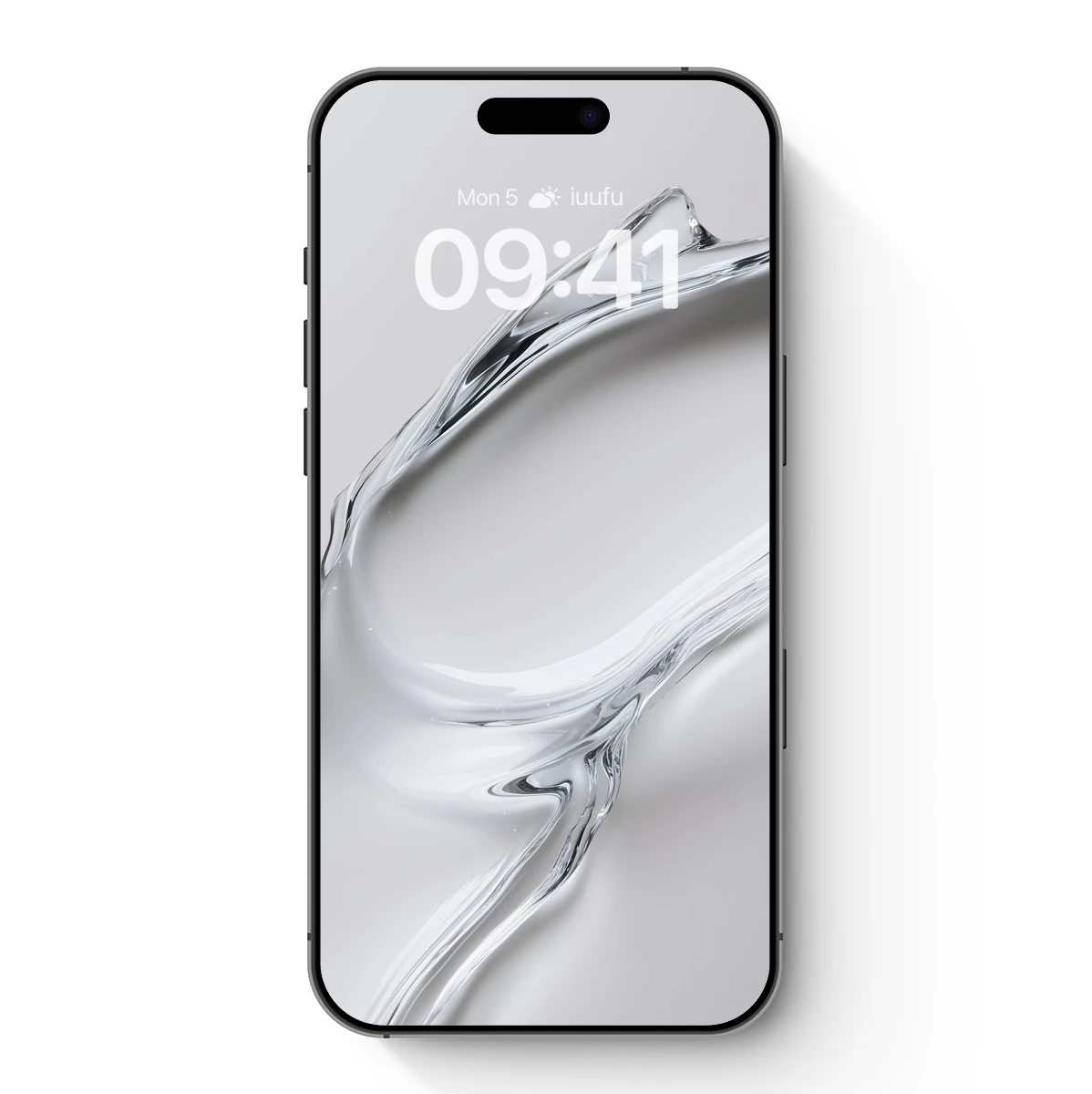 Elegant Water Sculpture: Frozen Flow Elegant Water Sculpture: Frozen Flow