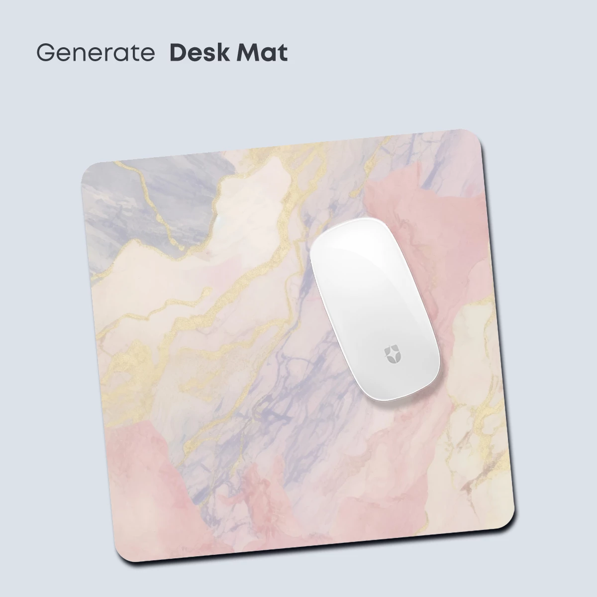 Ethereal Marble Veins: Pastel Fusion with Golden Threads - Image 4