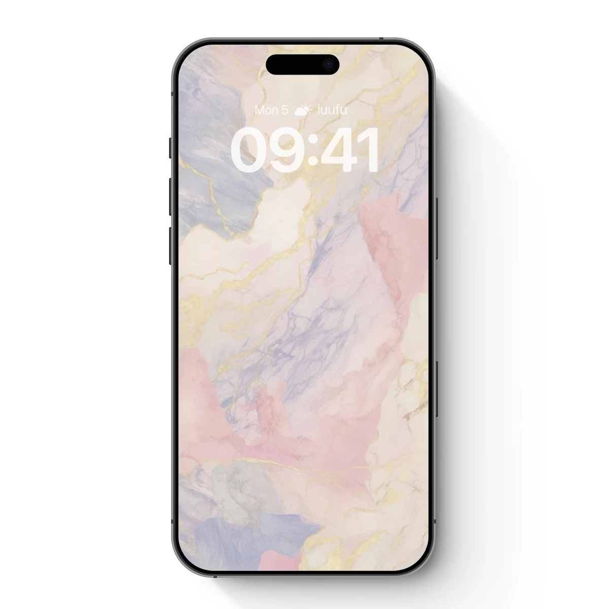 Ethereal Marble Veins: Pastel Fusion with Golden Threads