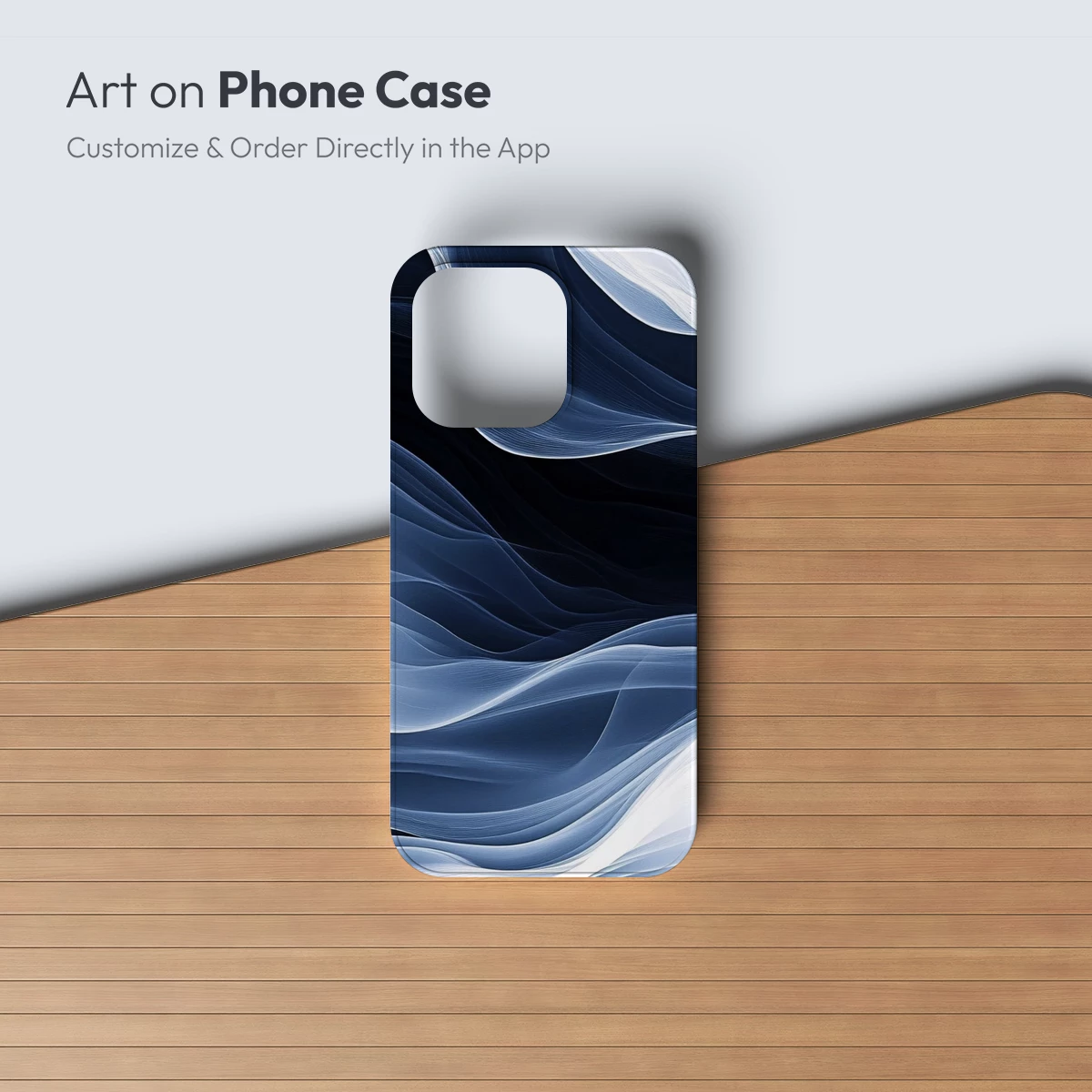Ethereal Blue Waves: A Digital Symphony of Flow - Image 2