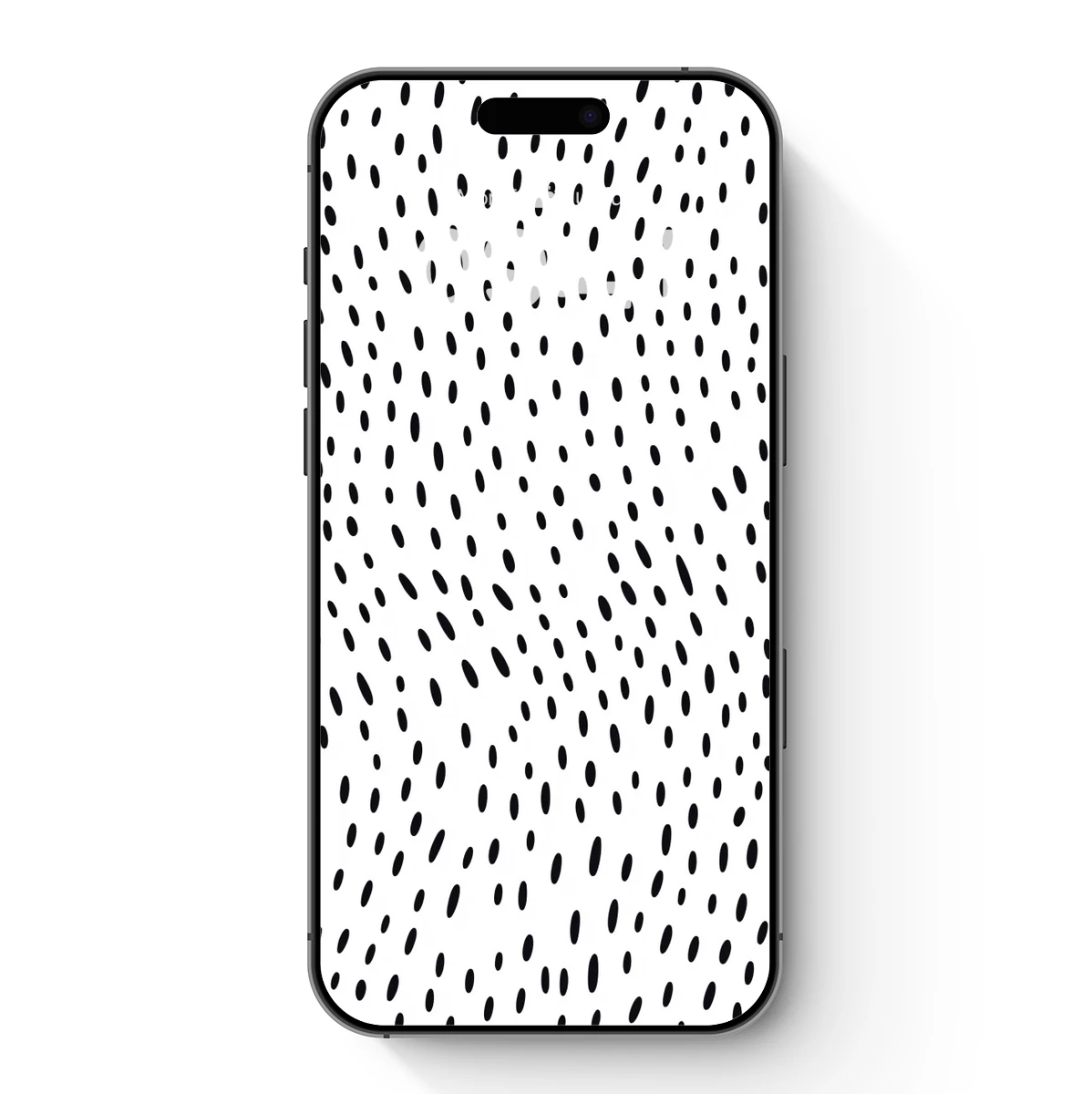 Abstract Dash Symphony: Minimalist Black and White Art