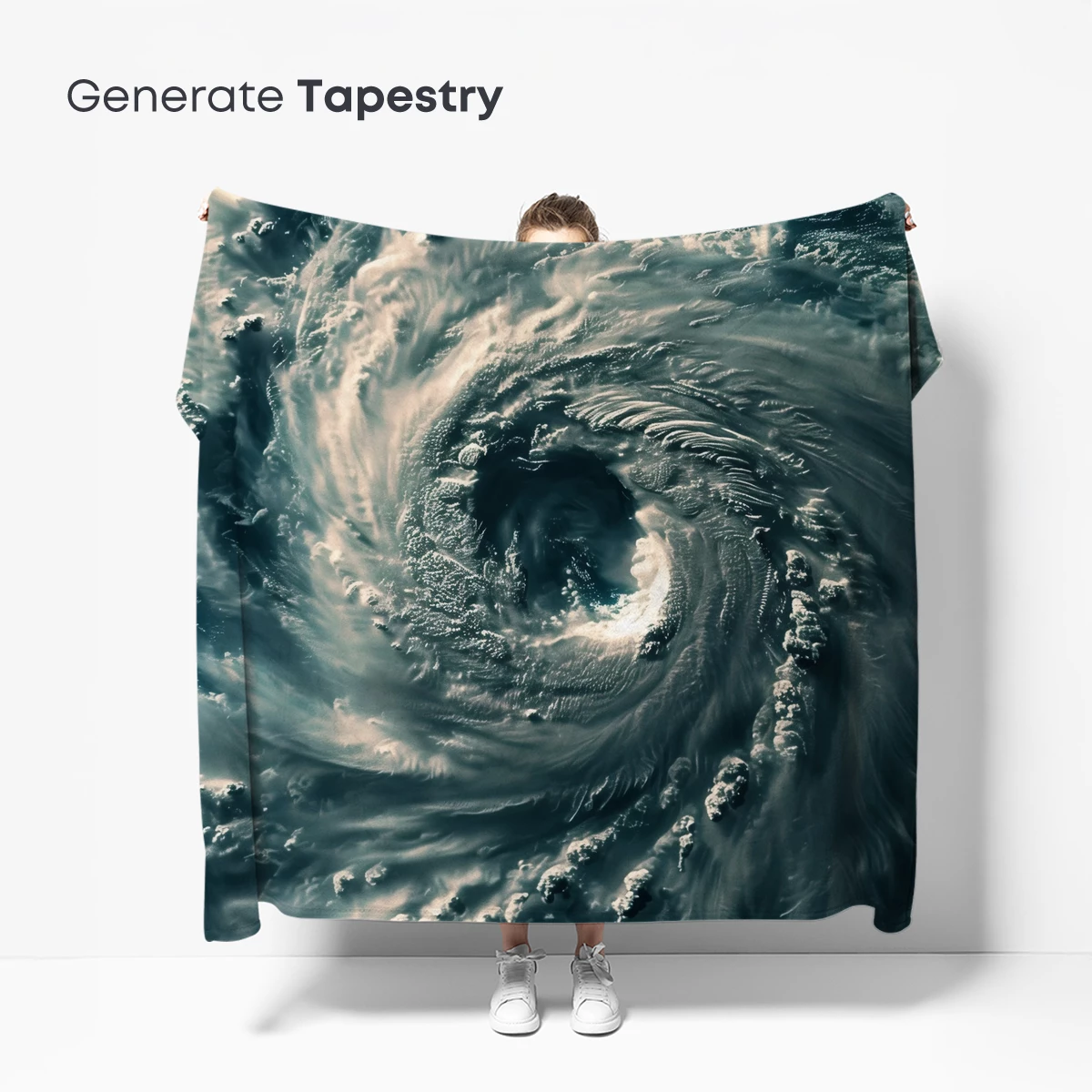 Cyclonic Fury: Nature's Abstract Dance - Image 5