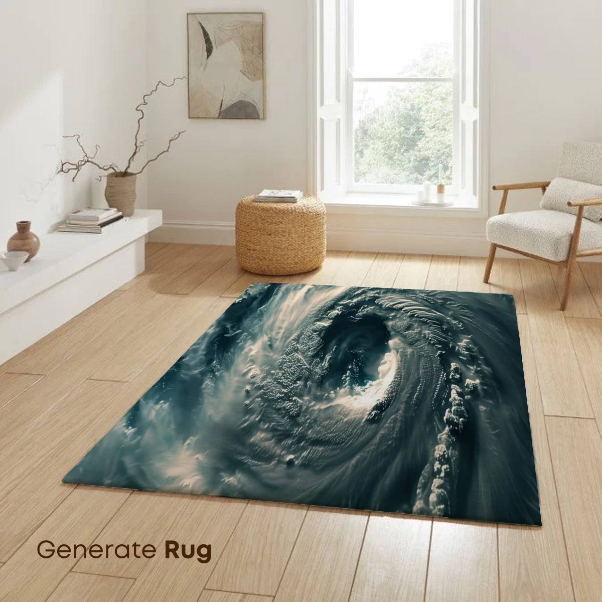 Cyclonic Fury: Nature's Abstract Dance - Image 6