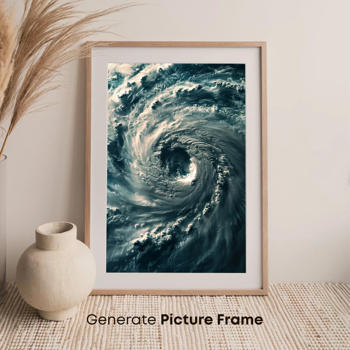 Cyclonic Fury: Nature's Abstract Dance - Image 7