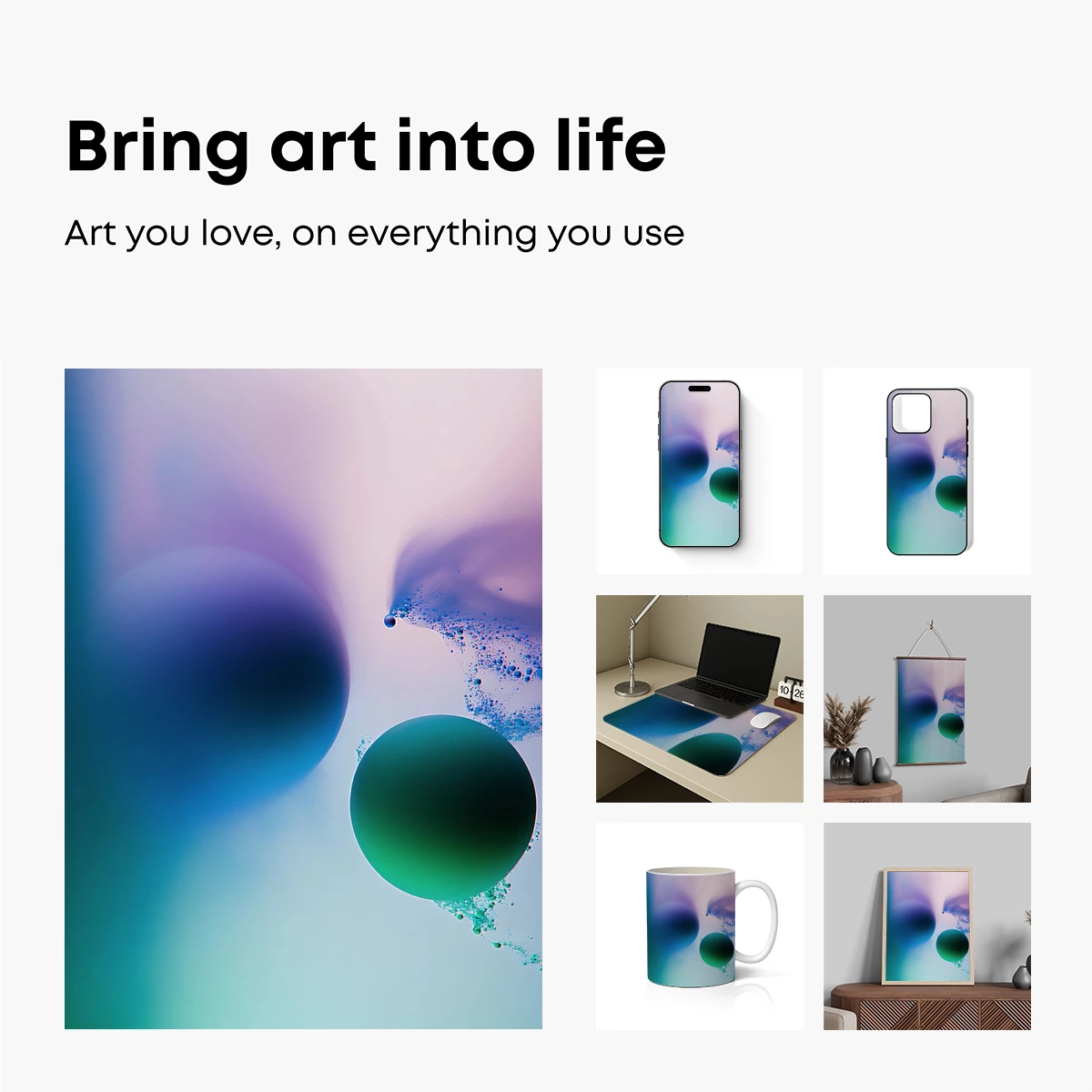 Gradient Spheres: Ethereal Fluid Dynamics - Image 2