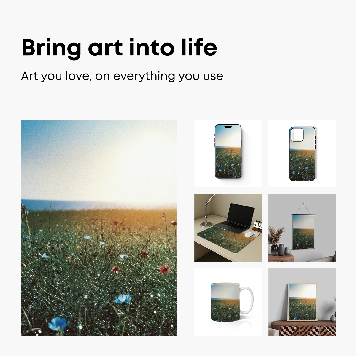 Dew-Kissed Meadow at Dawn - Image 2