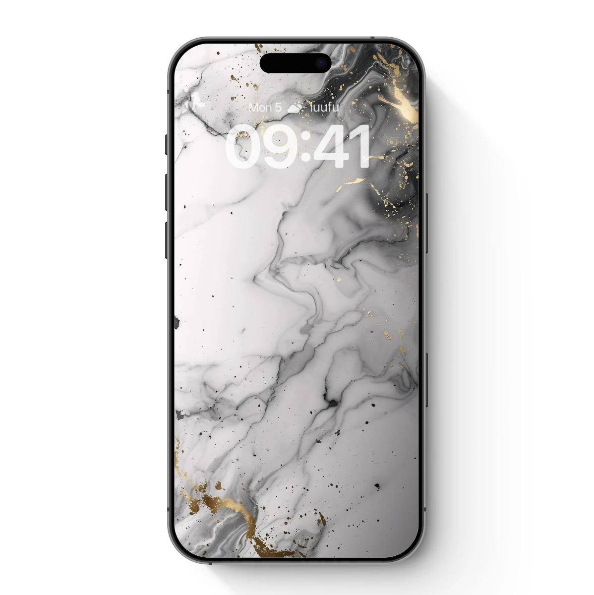 Elegant Marble Veins with Golden Flecks