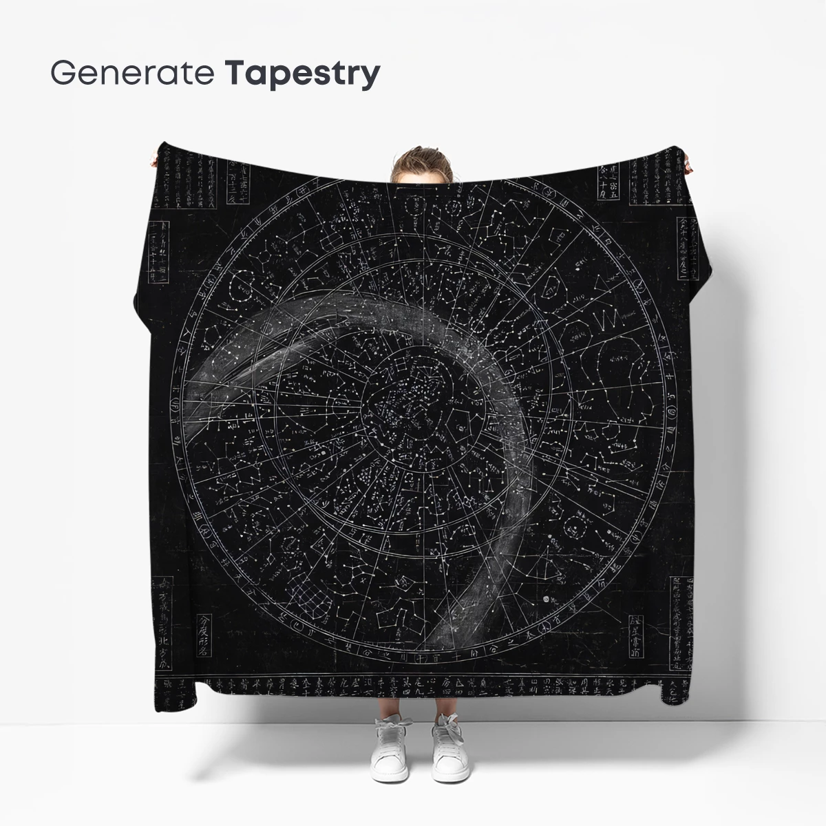 Ancient Celestial Map: Starry Night's Wisdom - Image 5