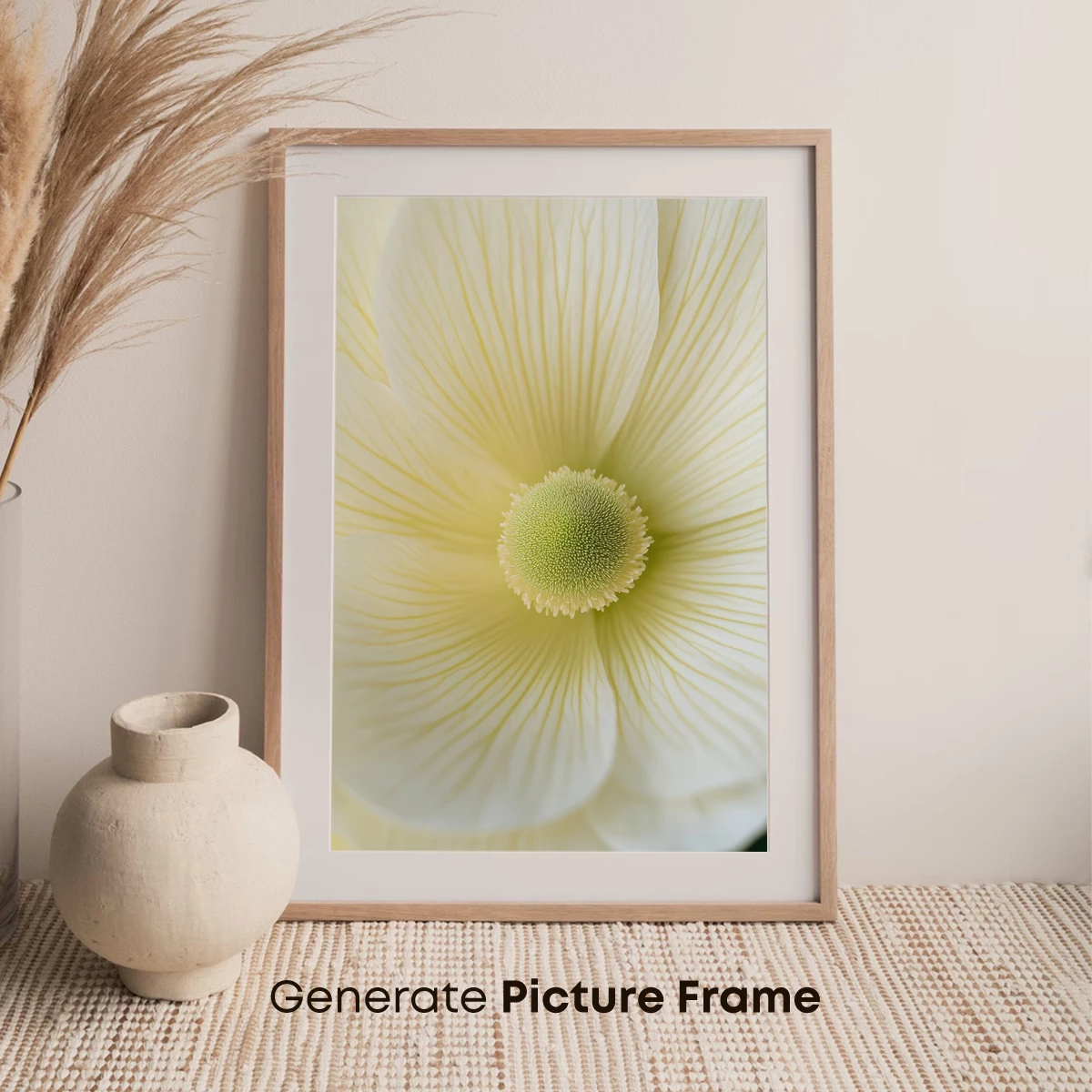 Ethereal Cream Petals: A Blossom's Gentle Embrace - Image 7