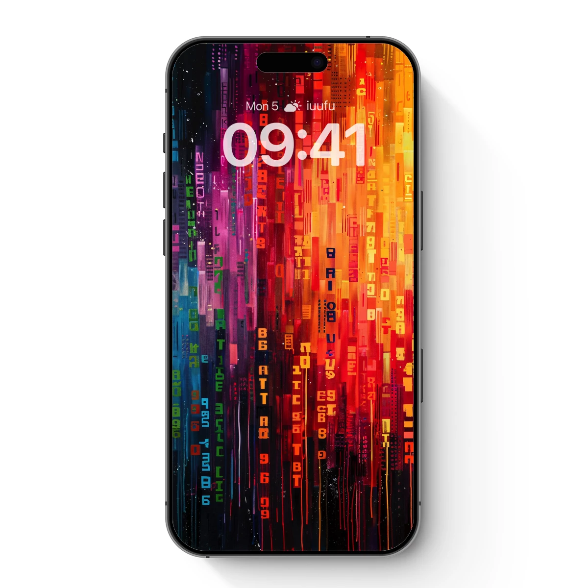 Digital Chromatic Symphony: Code Art Fusion