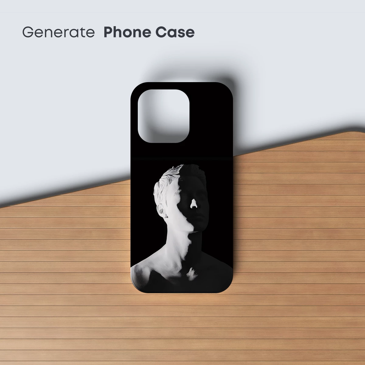 Dual Identity: Monochrome Portrait Fusion - Image 3