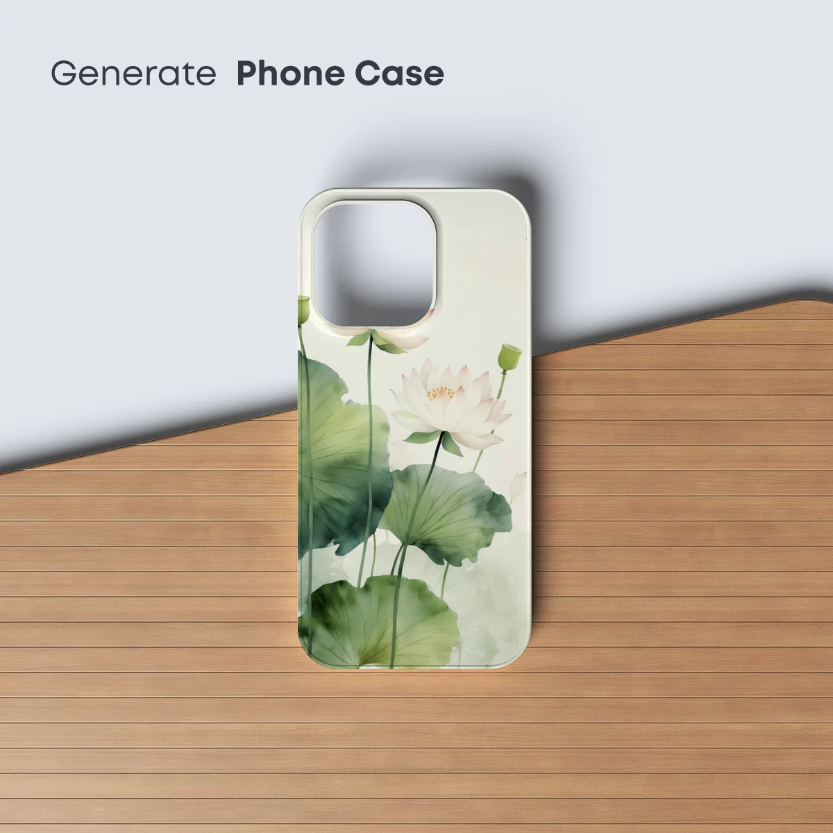 Elegant Lotus Serenity: Watercolor Harmony - Image 3