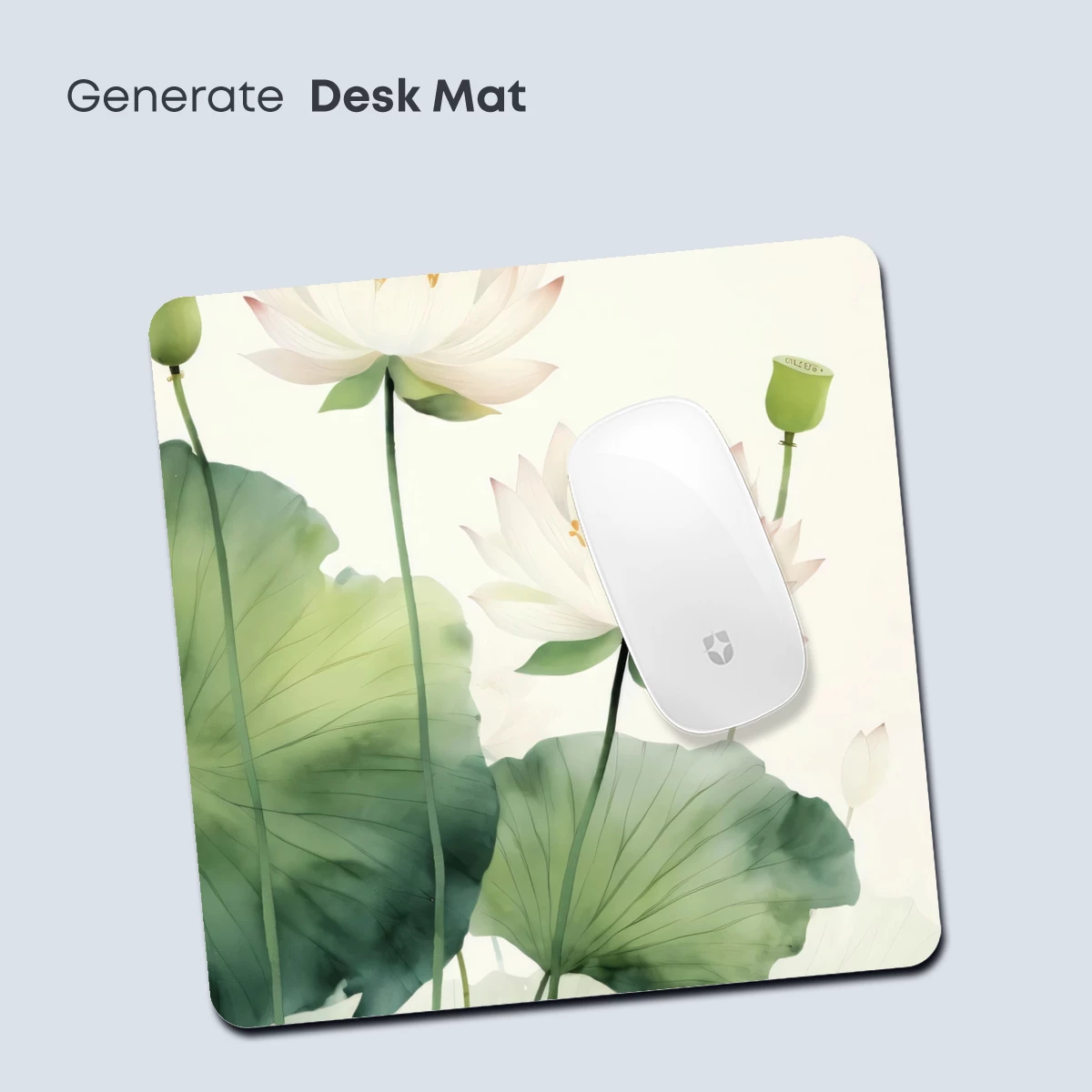 Elegant Lotus Serenity: Watercolor Harmony - Image 4