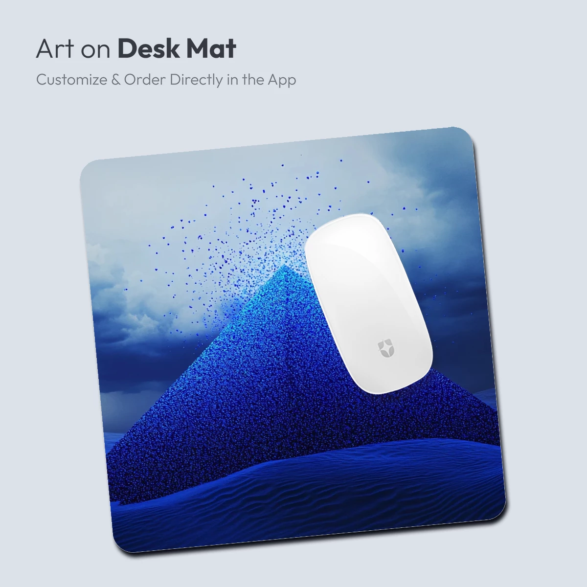 Blue Pyramid Eruption: A Surreal Desert Odyssey - Image 4