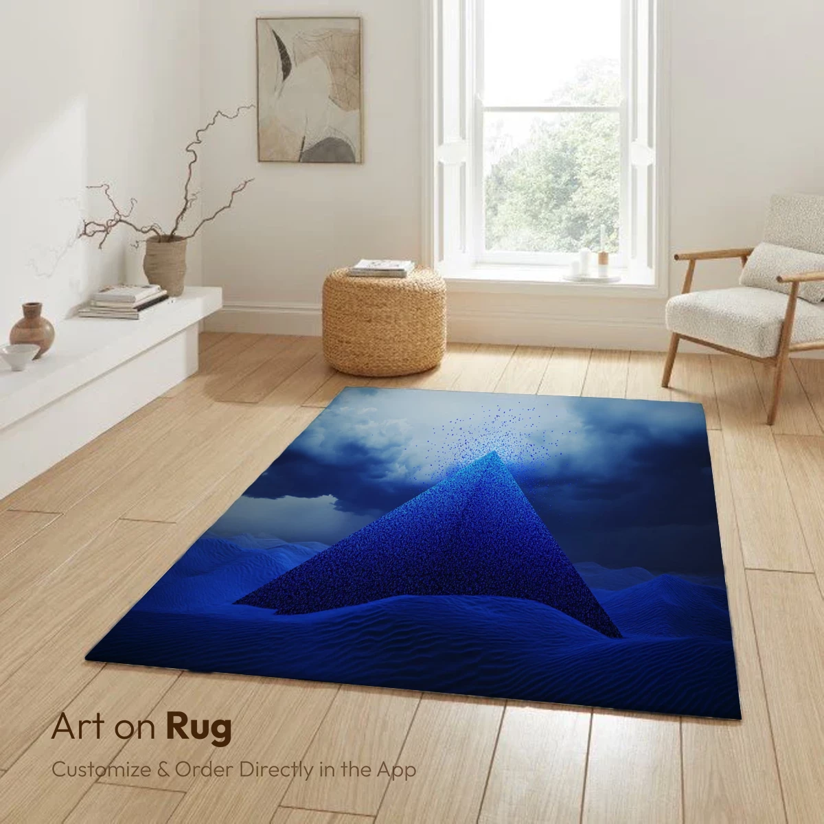 Blue Pyramid Eruption: A Surreal Desert Odyssey - Image 6