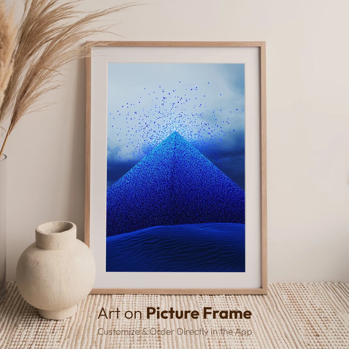 Blue Pyramid Eruption: A Surreal Desert Odyssey - Image 7