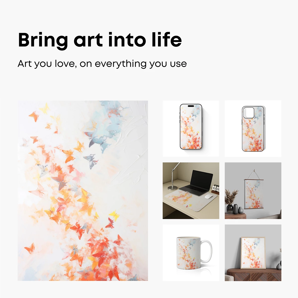 Butterfly Symphony in Pastel Hues - Image 2