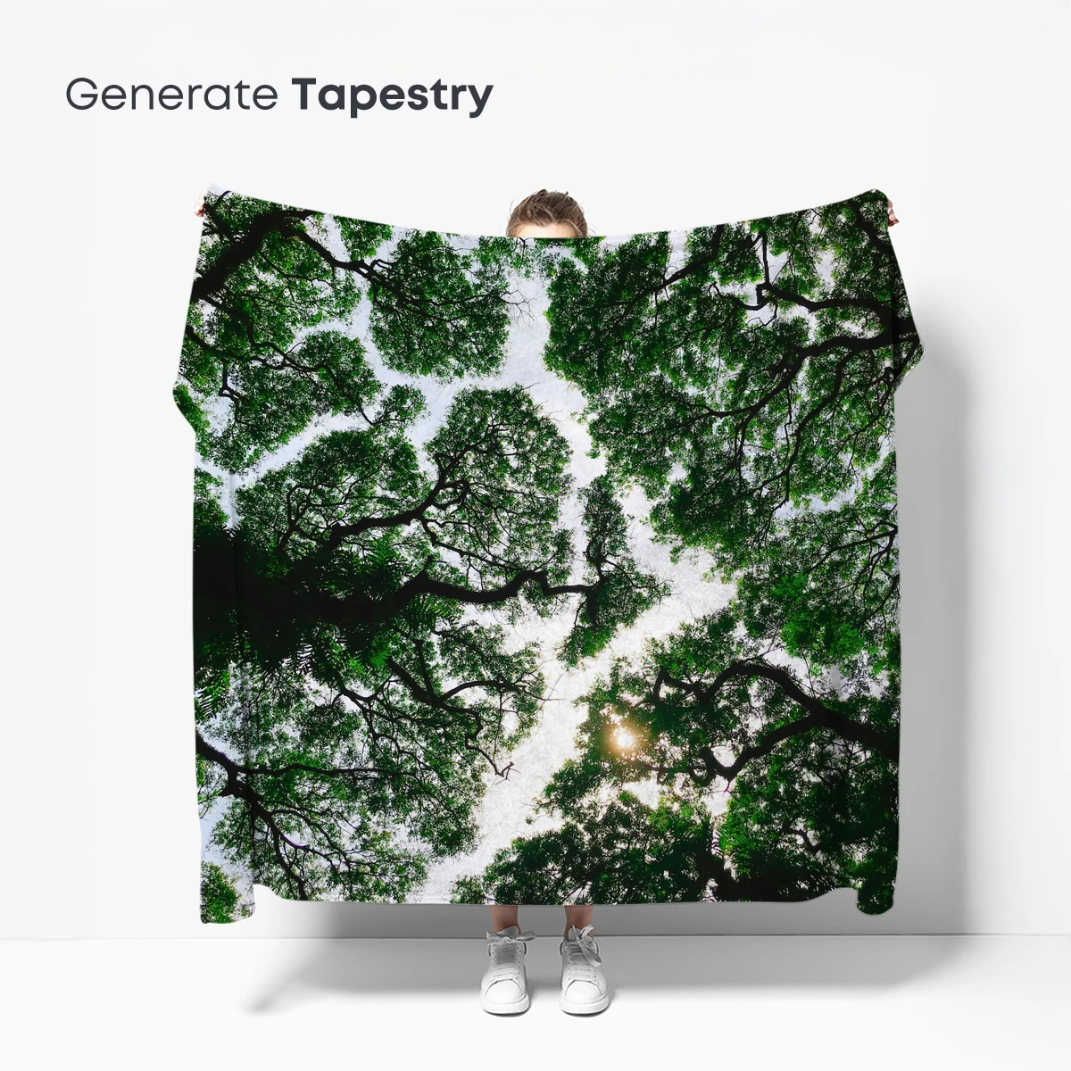 Canopy Cathedral: Sunlit Forest Embrace - Image 5