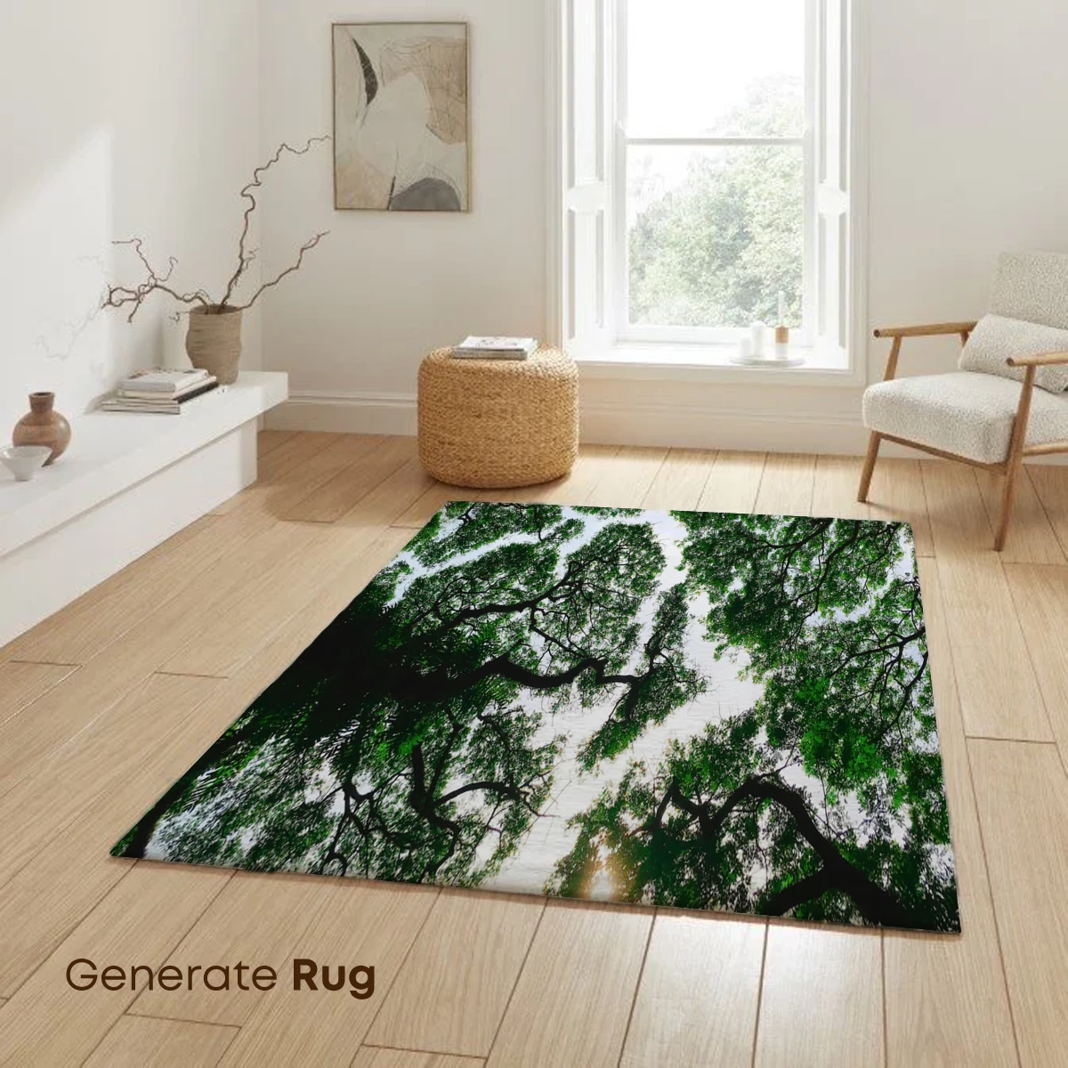 Canopy Cathedral: Sunlit Forest Embrace - Image 6