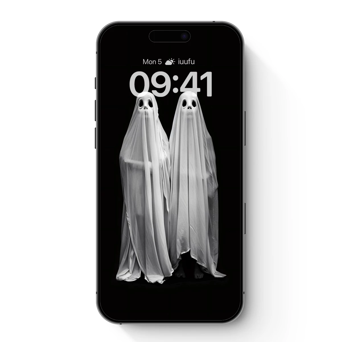 Ethereal Veil Duo: Ghostly Figures in Darkness Ethereal Veil Duo: Ghostly Figures in Darkness