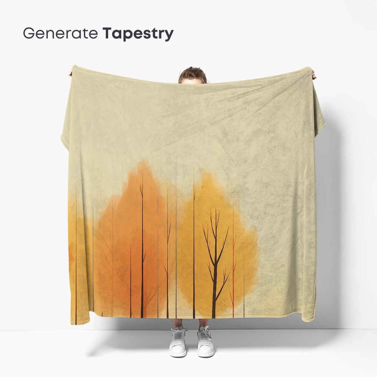 Autumnal Serenity: Bare Trees Reflecting in Calm Waters - Image 5