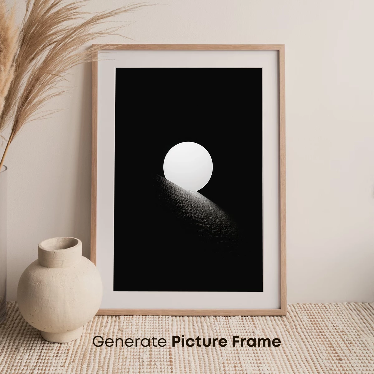 Eternal Moonrise Over Dark Sands - Image 7