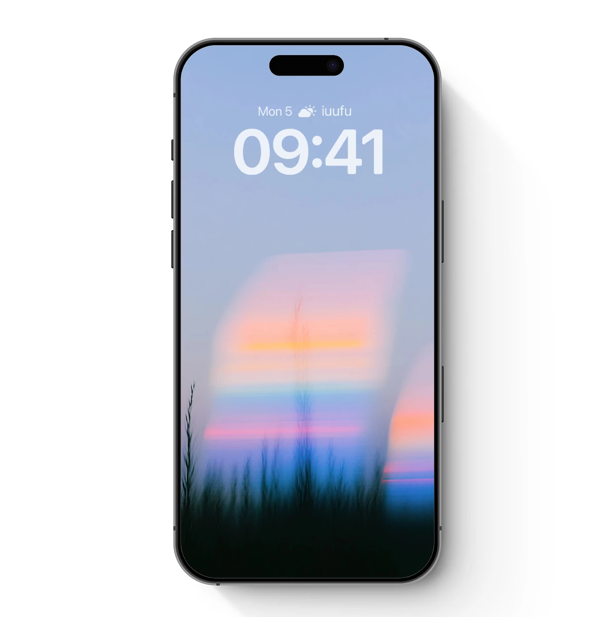 Blurred Sunset Silhouettes