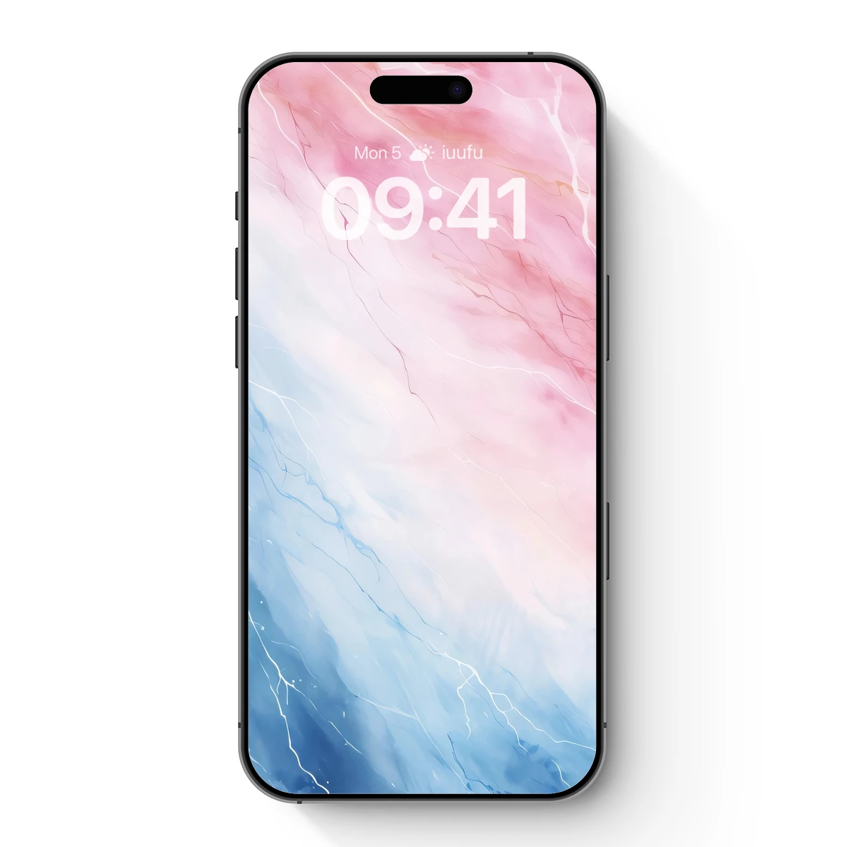 Ethereal Dawn: Blush and Azure Harmony