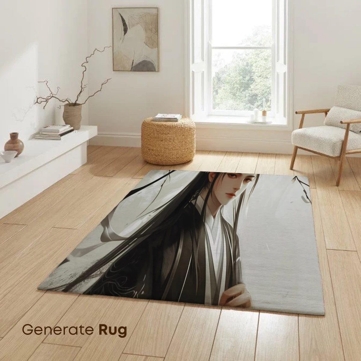 Eternal Blossom: Ethereal Warrior in Floral Serenity - Image 6