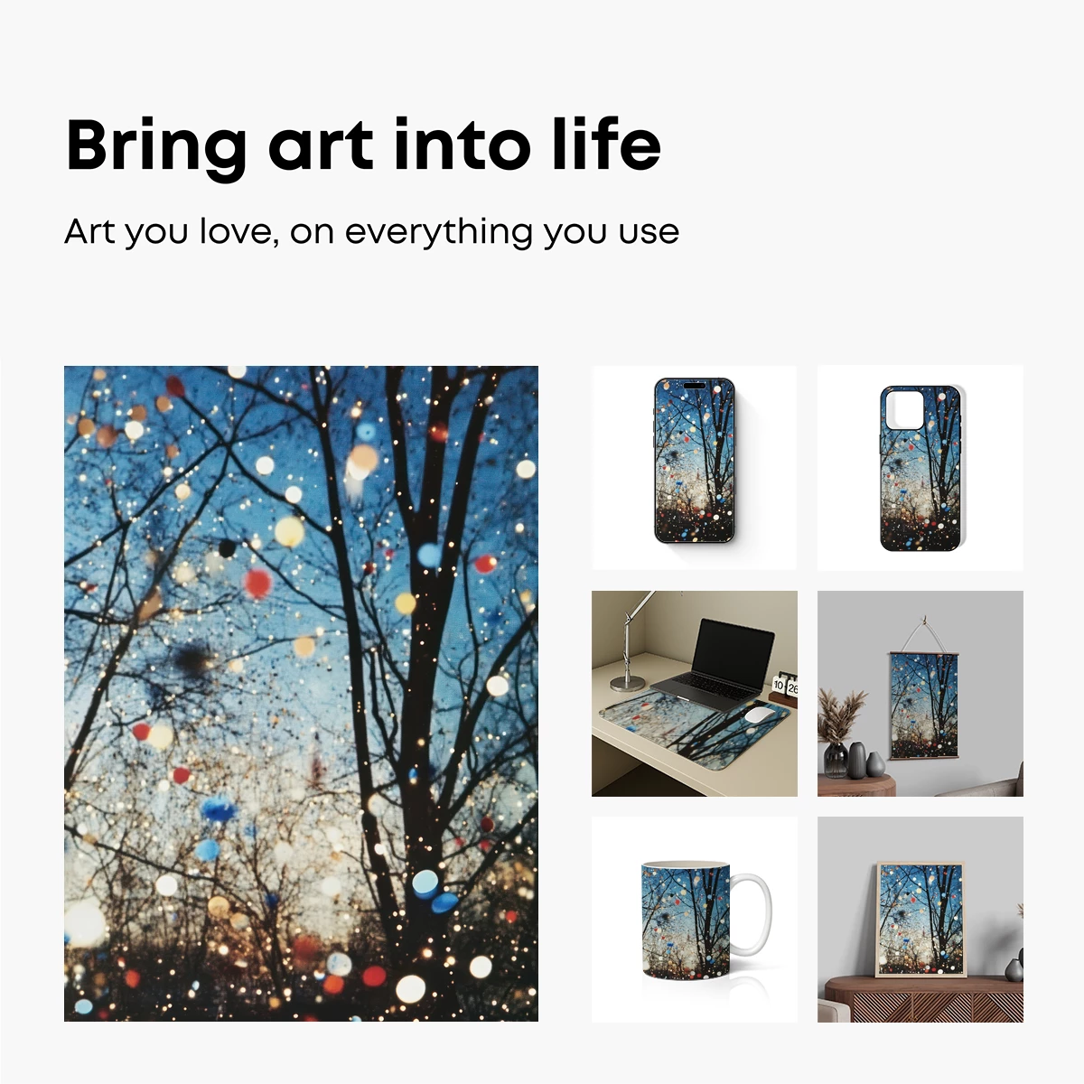 Bokeh Forest Twilight - Image 2