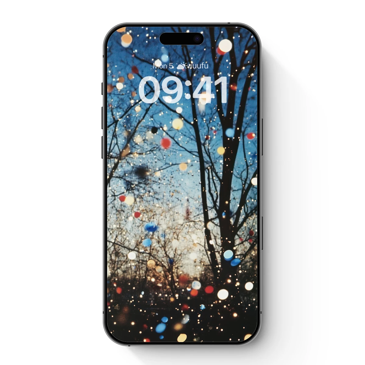 Bokeh Forest Twilight