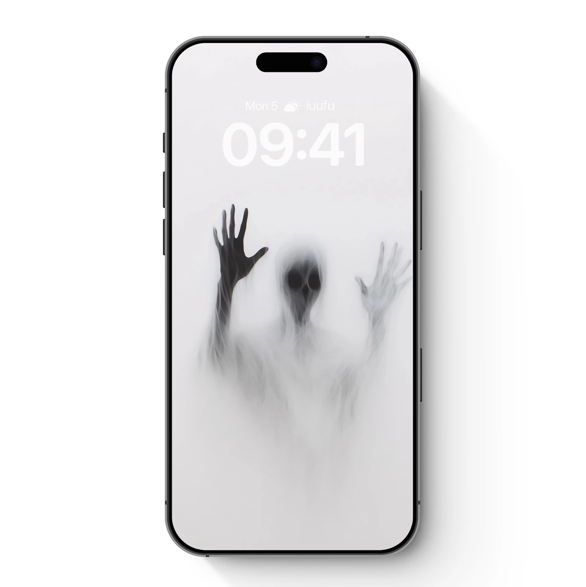 Ethereal Ghostly Figure in Fog