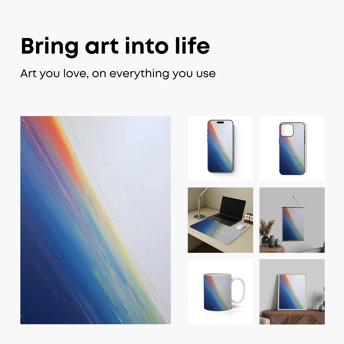 Diagonal Rainbow Symphony