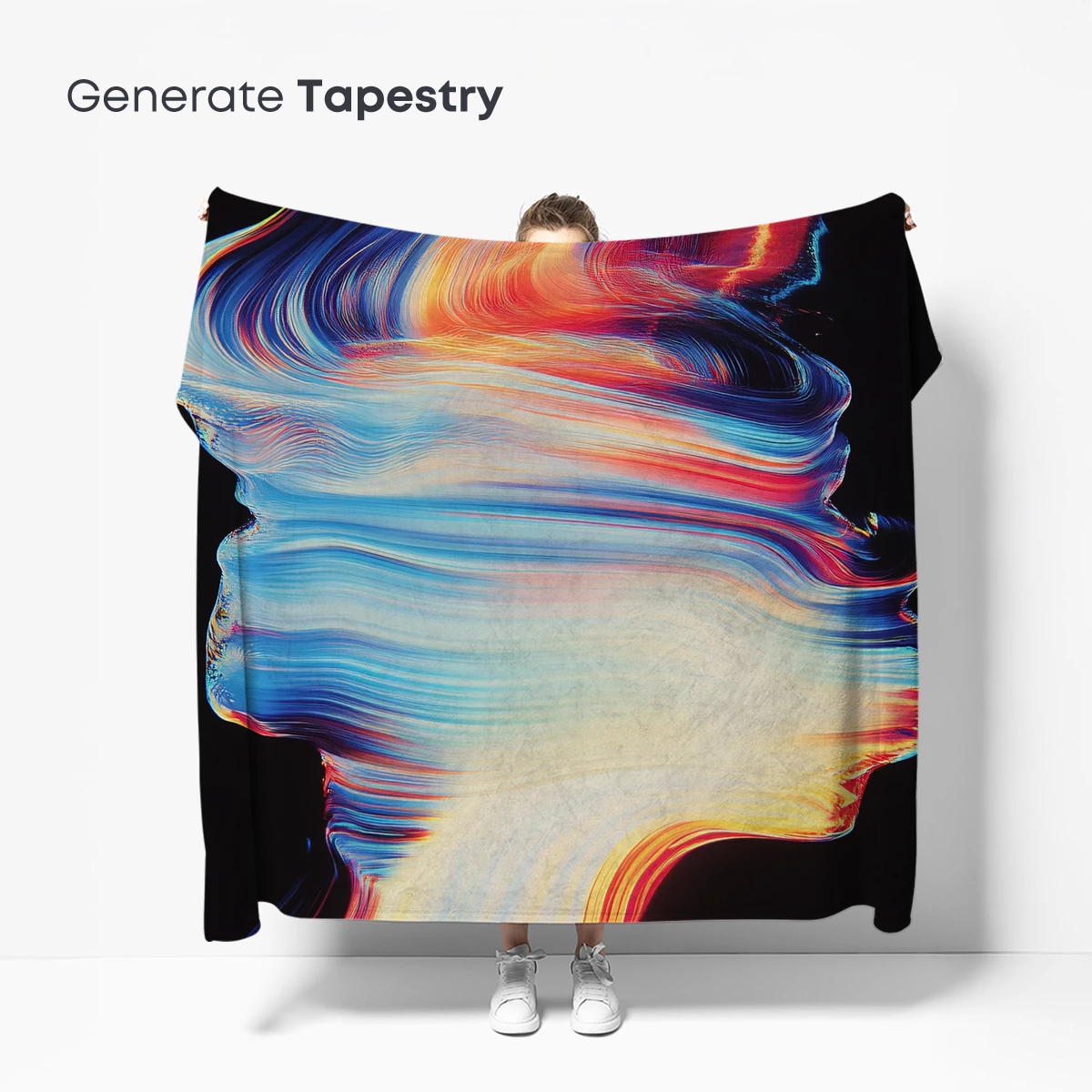 Fluid Symphony: Abstract Profile in Vibrant Motion - Image 5