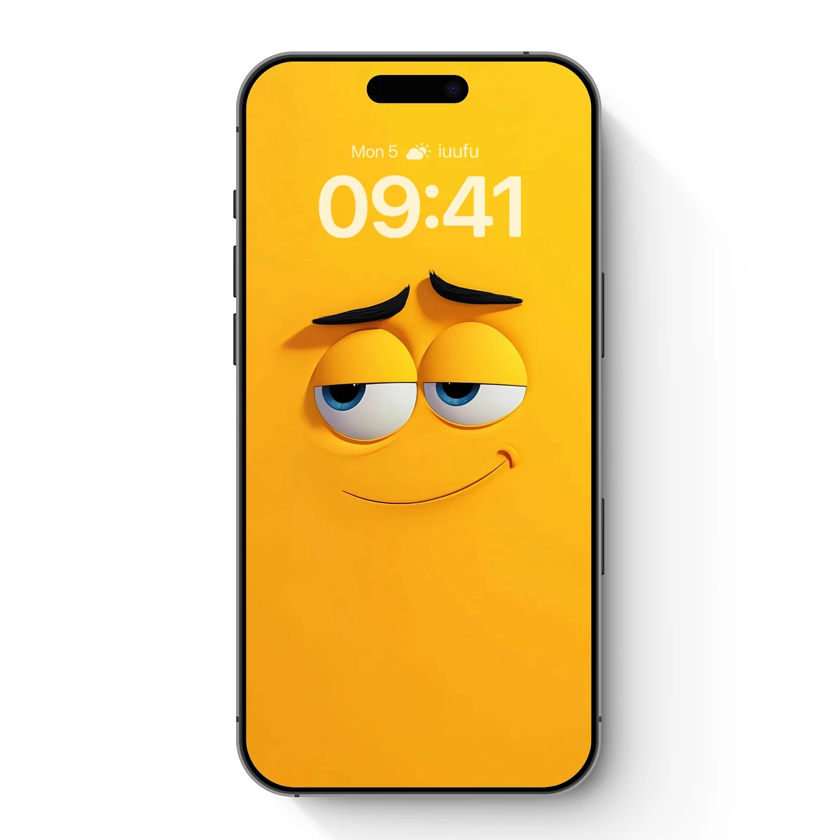 Cheerful Yellow Minion Face