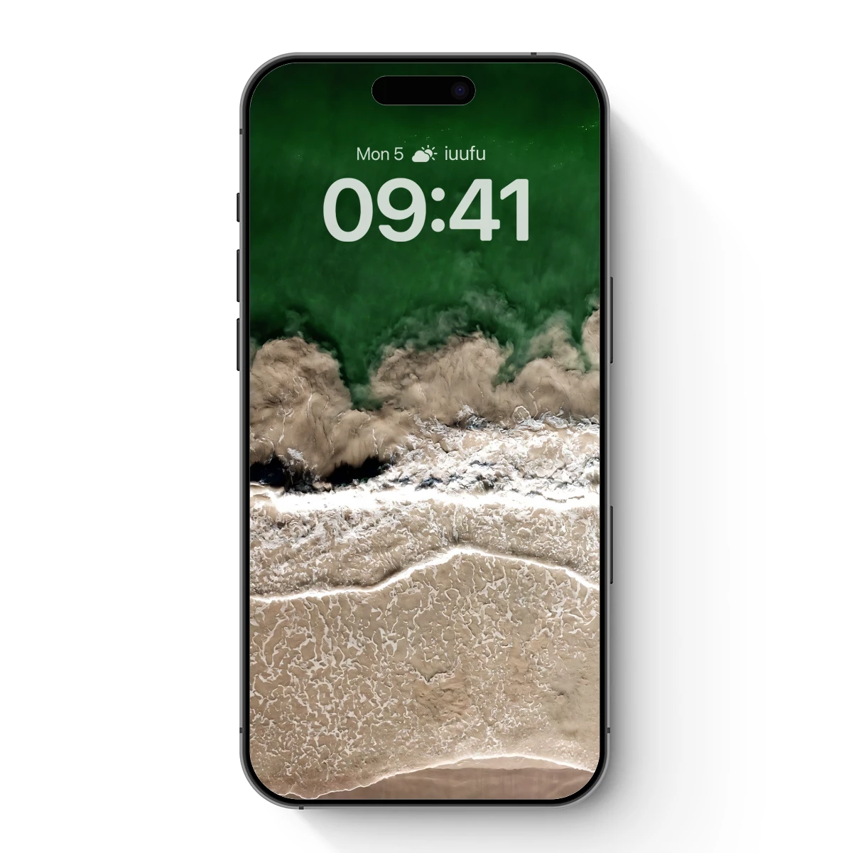 Emerald Tides: Aerial Beach Symphony