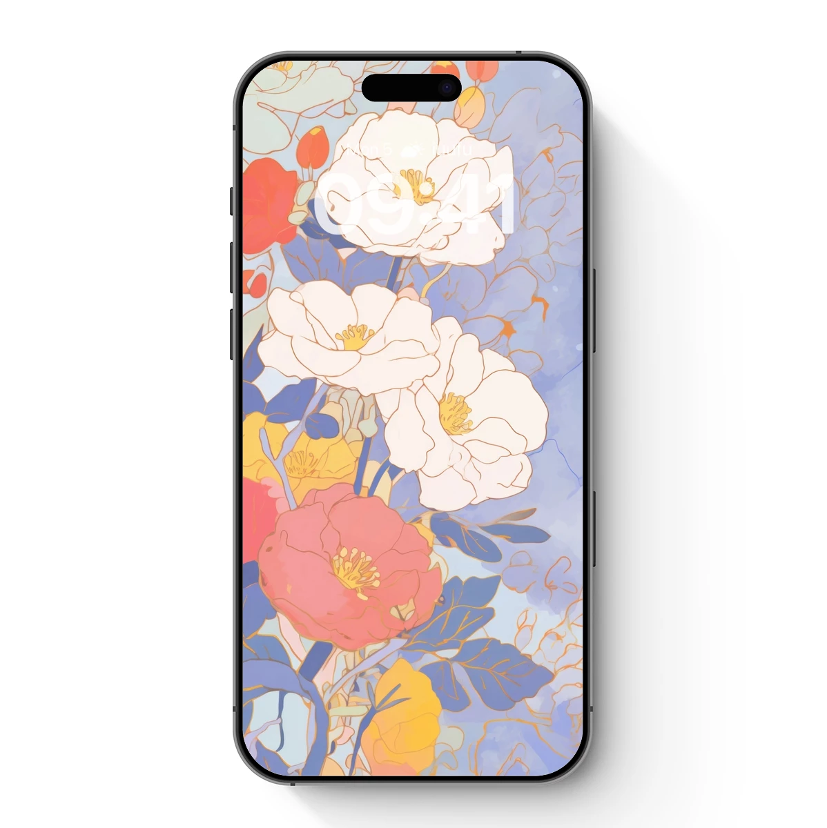 Ethereal Floral Symphony in Pastel Hues