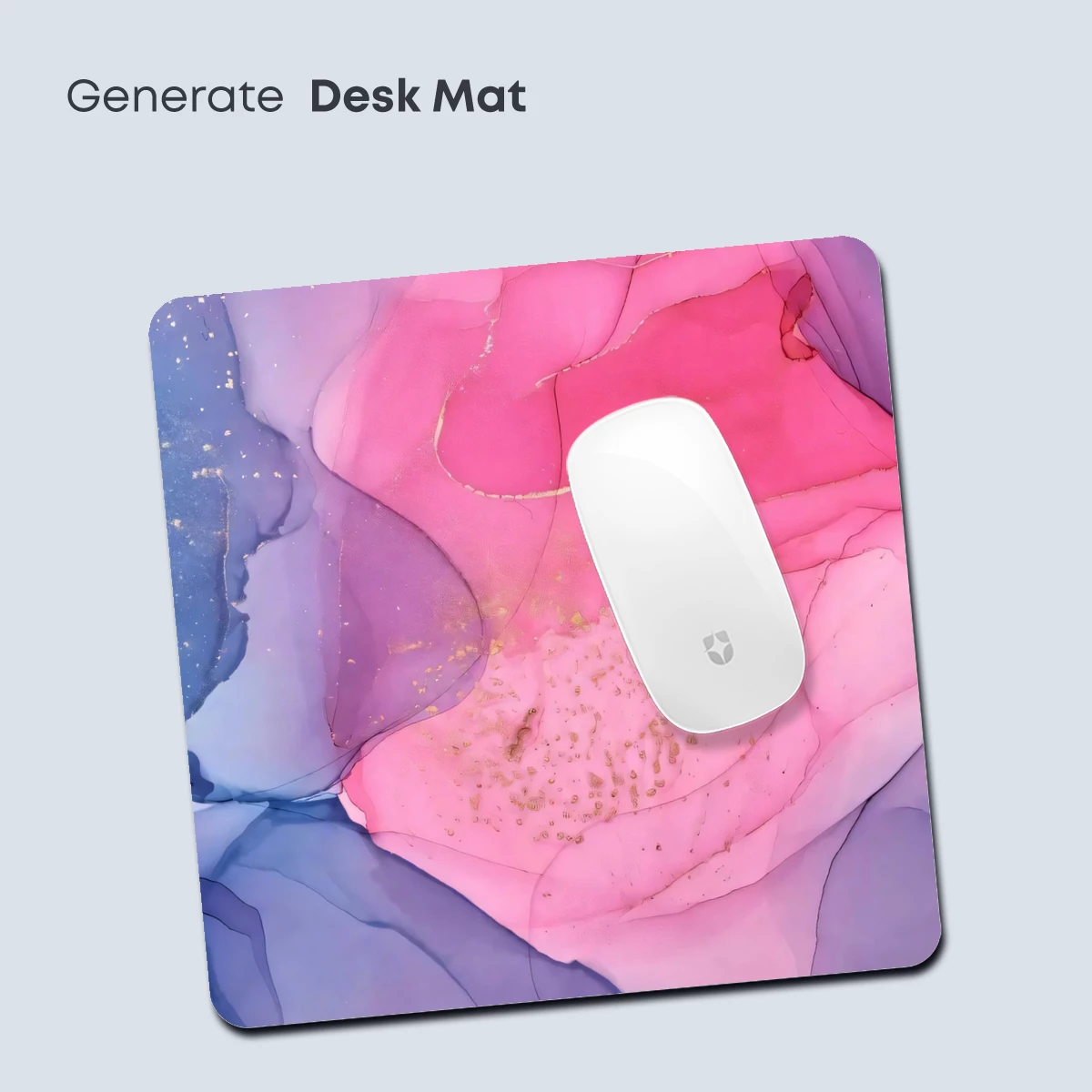 Ethereal Ink Blossom: Fusion of Pink and Blue Hues - Image 4