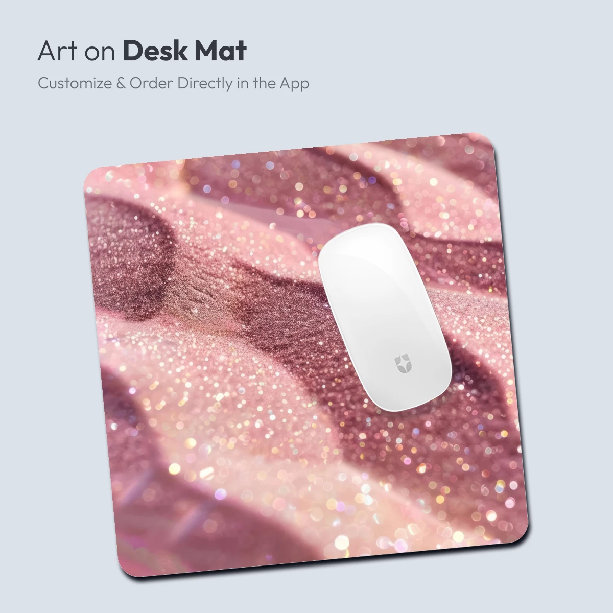 Glittering Pink Waves: A Textured Symphony - Image 4