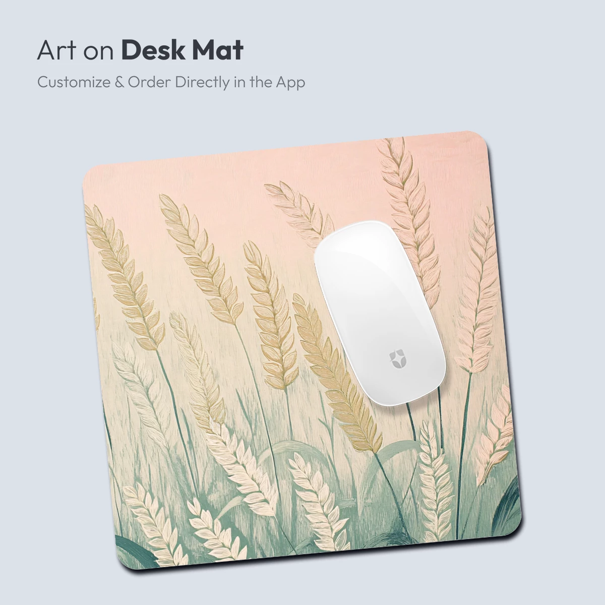 Golden Wheat Field Whispering in Pastel Hues - Image 4