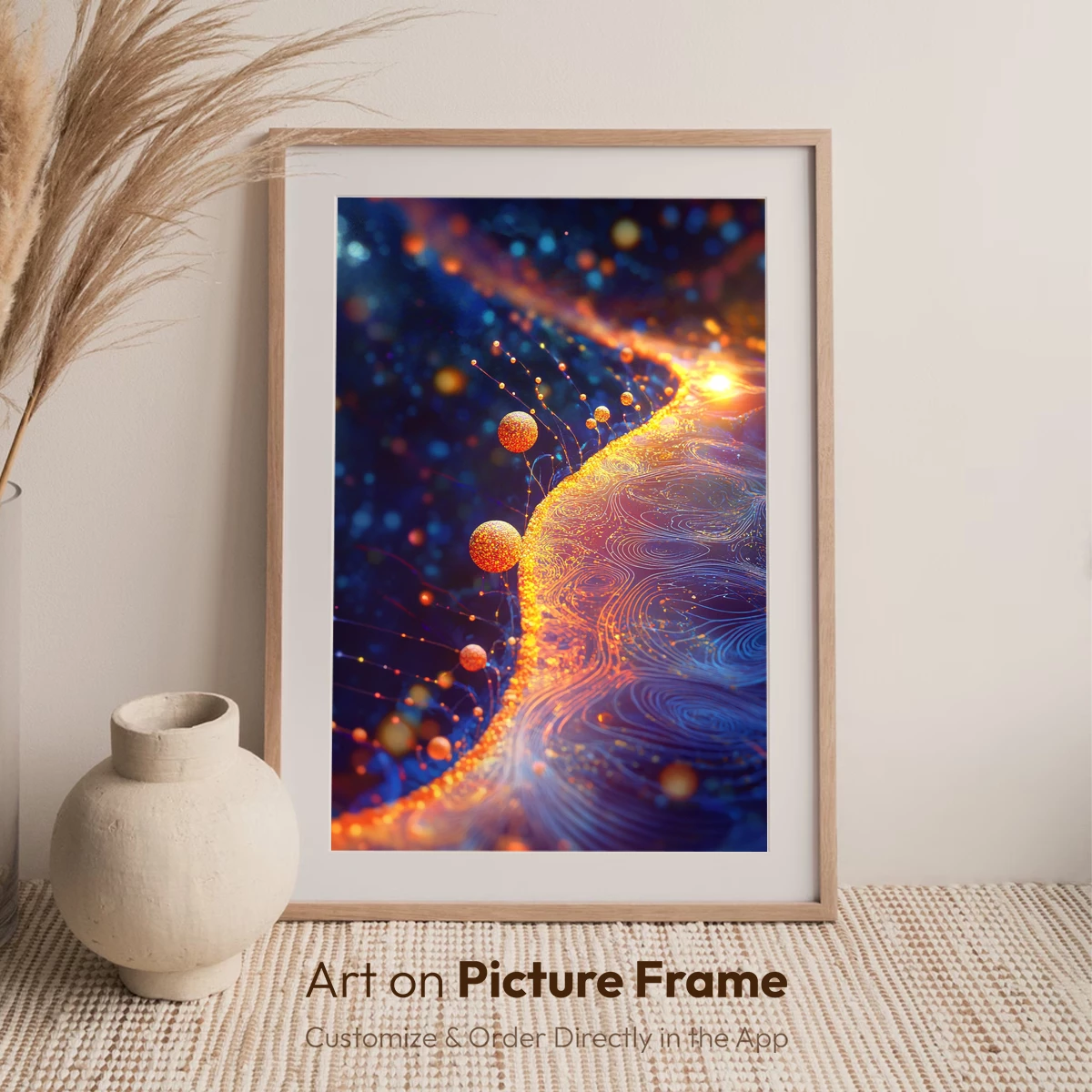 Cosmic Swirls and Glowing Spheres - Image 7