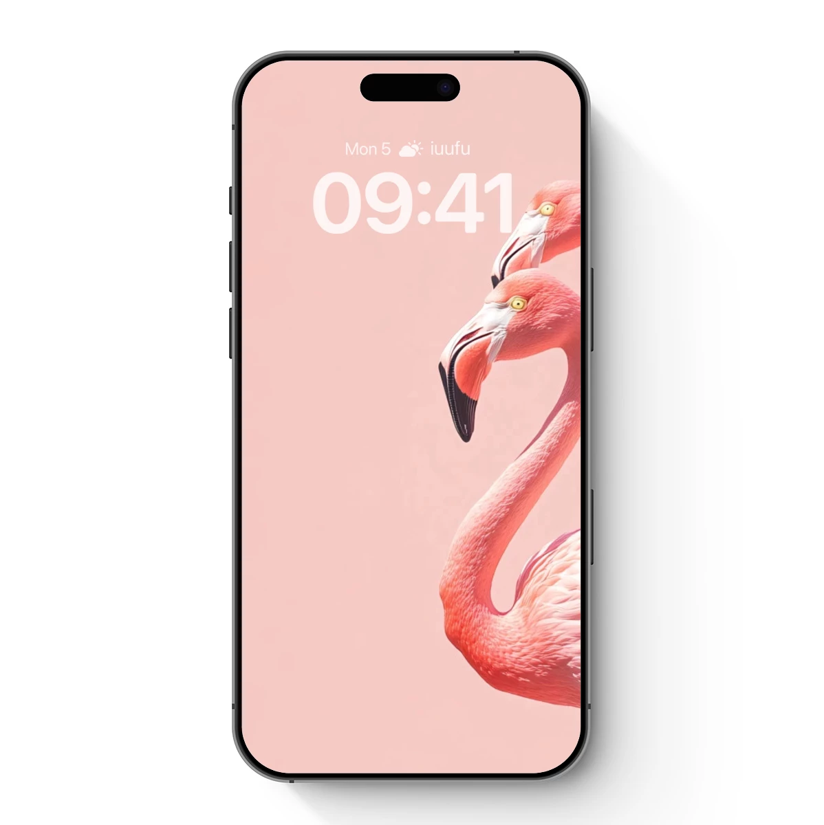 Elegant Flamingo Trio in Soft Pink Harmony