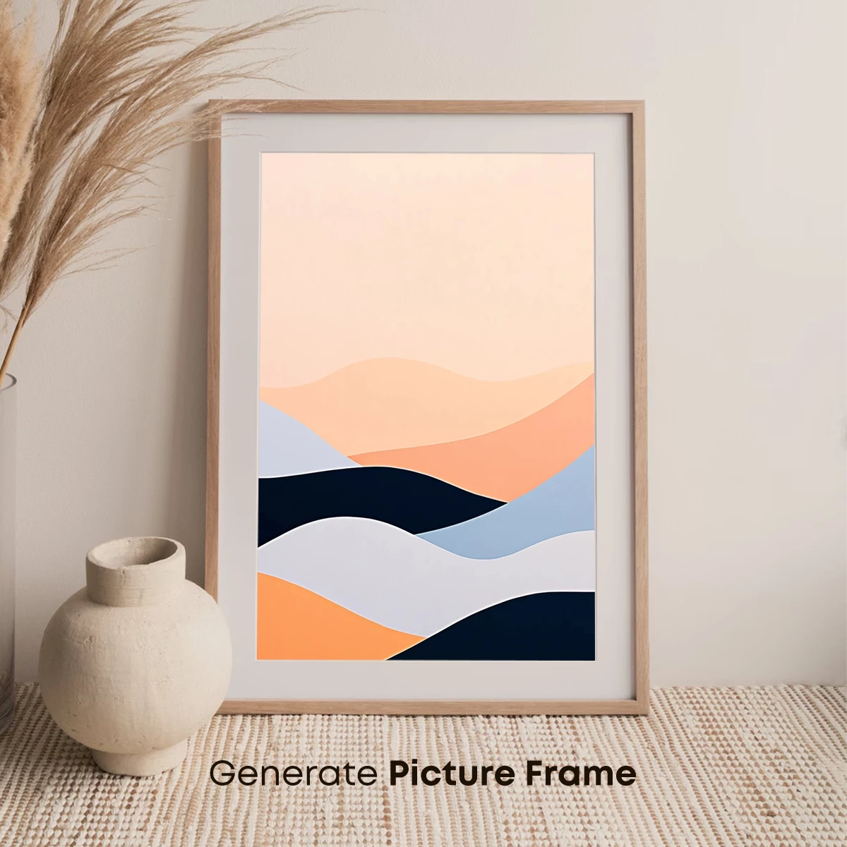 Abstract Horizon Layers: Modern Minimalist Waves - Image 7