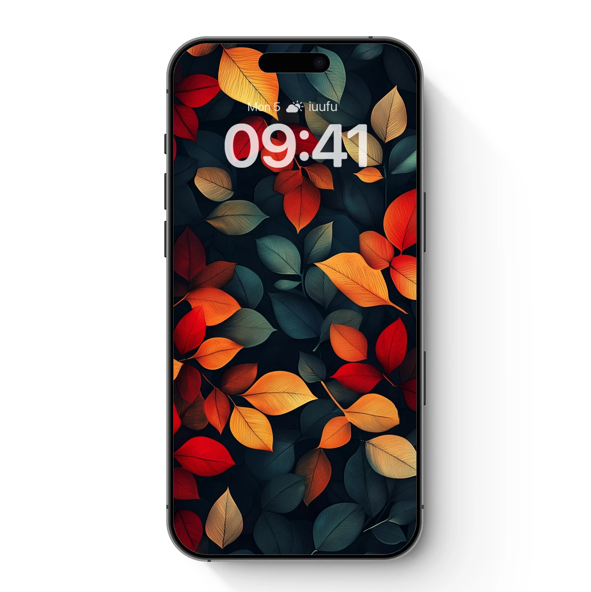 Autumn Symphony: Vibrant Leaves in Digital Harmony