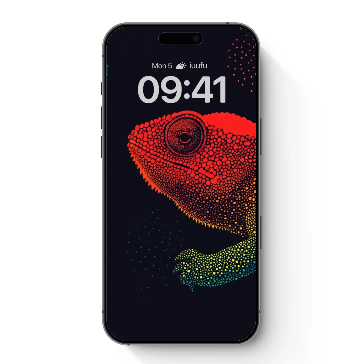 Dot Art Chameleons: A Vibrant Color Clash Dot Art Chameleons: A Vibrant Color Clash