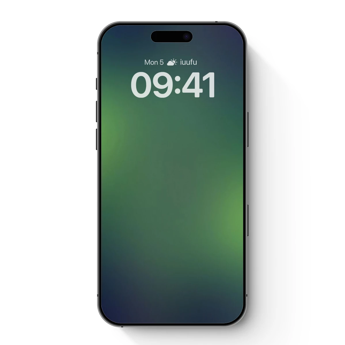 Gradient Serenity: Ethereal Green Haze