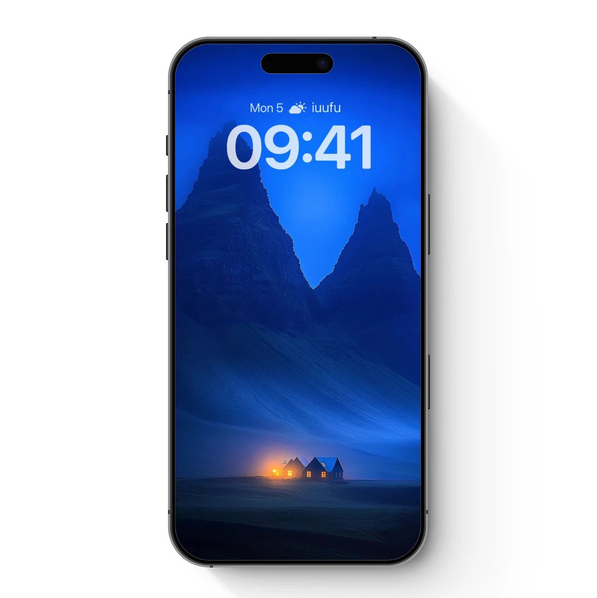 Illuminated Solitude: Cabin Between Twin Peaks