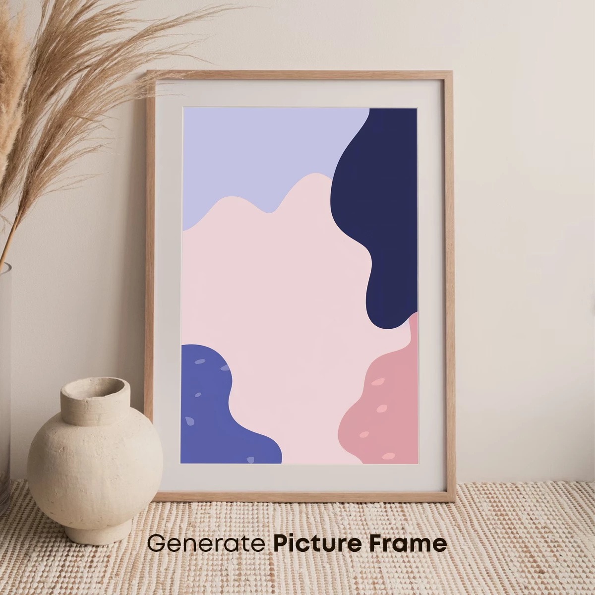 Abstract Fluid Fusion: Pastel Waves in Harmony - Image 7